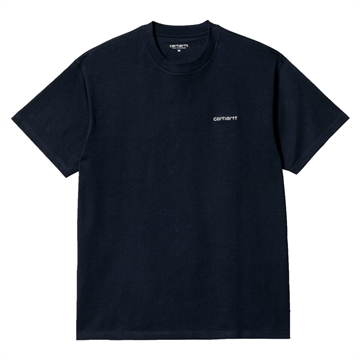 Carhartt WIP T-shirt Script Embroidery s/s Atom Blue / White